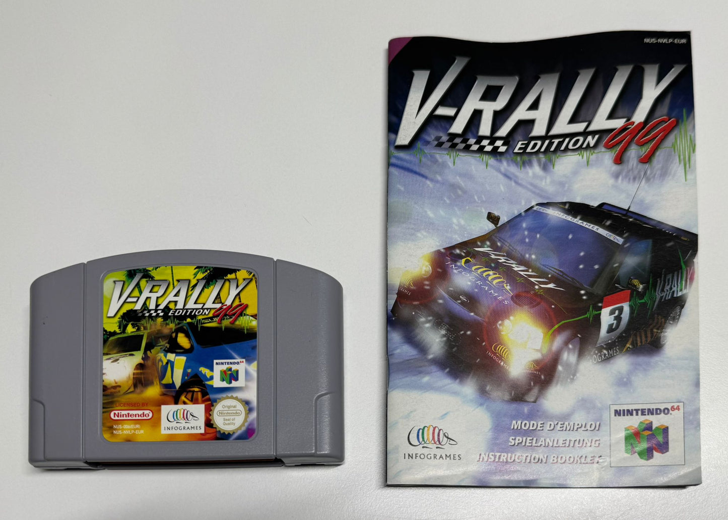 V-Rally Edition 99 mit Anleitung