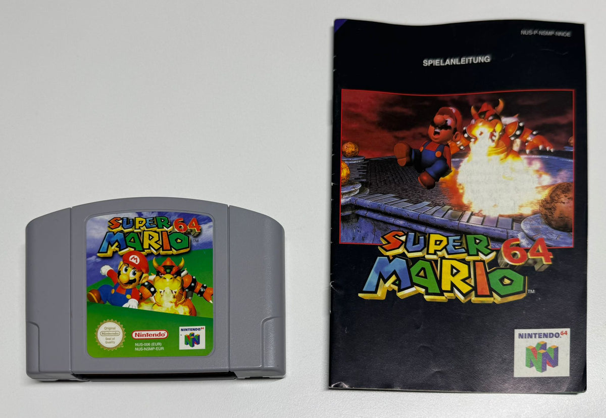 Super Mario 64 für Nintendo 64 mit Anleitung