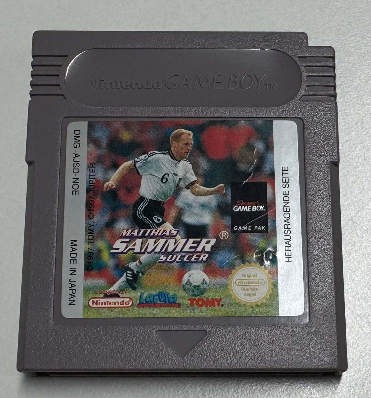 Matthias Sammer Soccer für Nintendo Game Boy als Modul