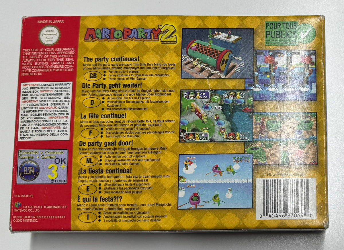 Mario Party 2 für Nintendo 64 mit OVP – Bild 3