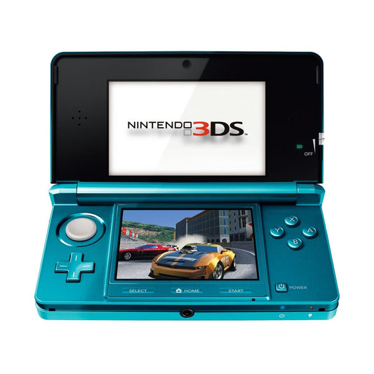 Nintendo 3DS Acqua blau Konsole (gebrauchter Zustand)