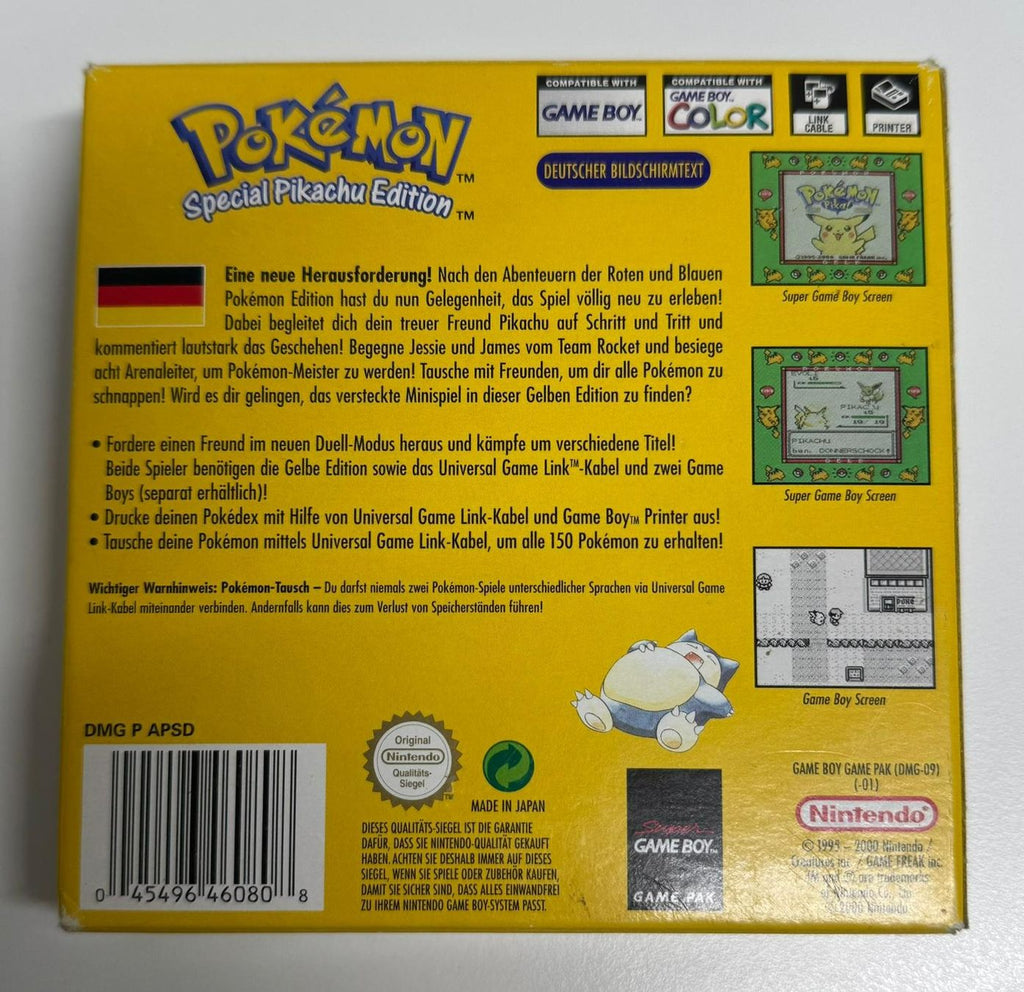 Pokemon Gelbe Edition DE für Nintendo Game Boy mit OVP – Bild 3