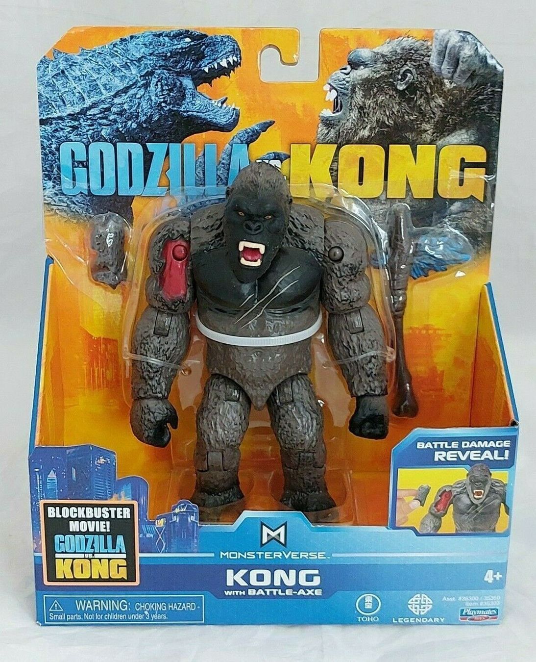 Godzilla Vs Kong - KONG avec hache de combat - Figurine articulée 