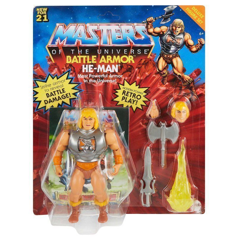 Masters of the Universe Origins Deluxe - He-Man Actionfigur - 14 cm