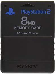 Playstation 2 Memory Card schwarz