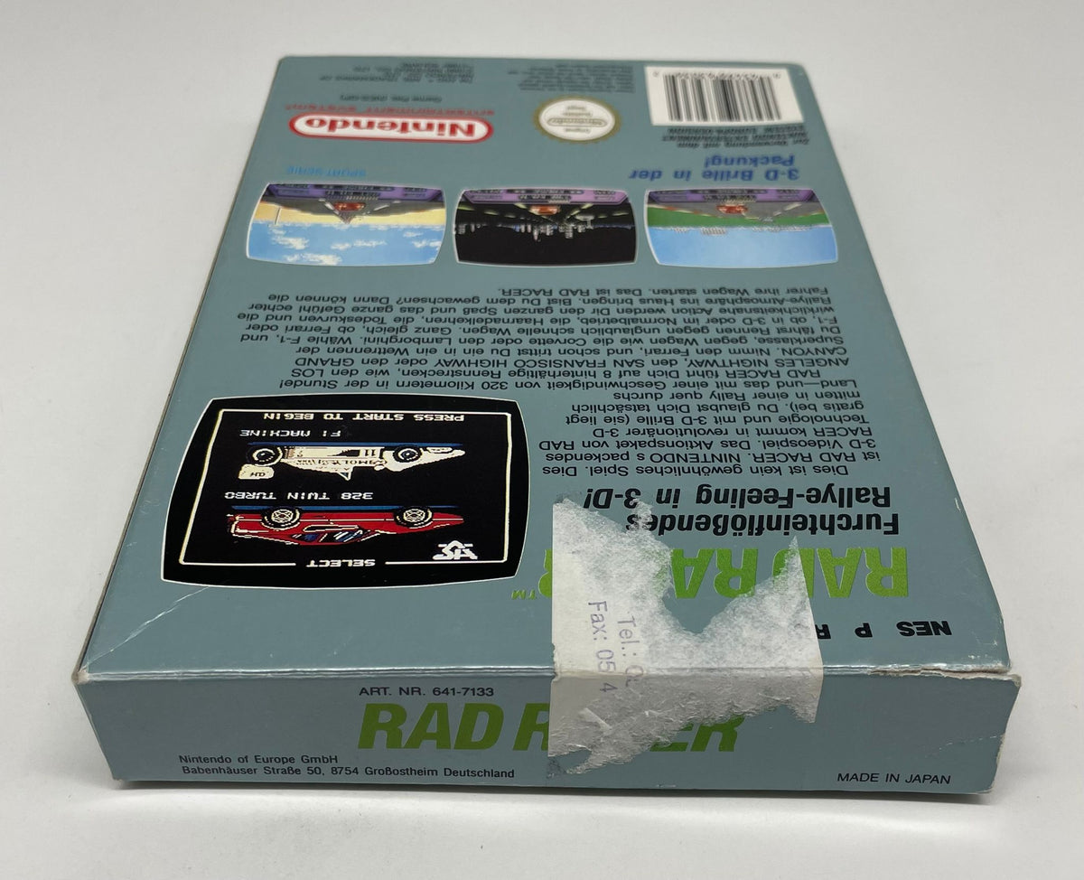 RAD RACER für Nintendo NES mit OVP – Bild 5
