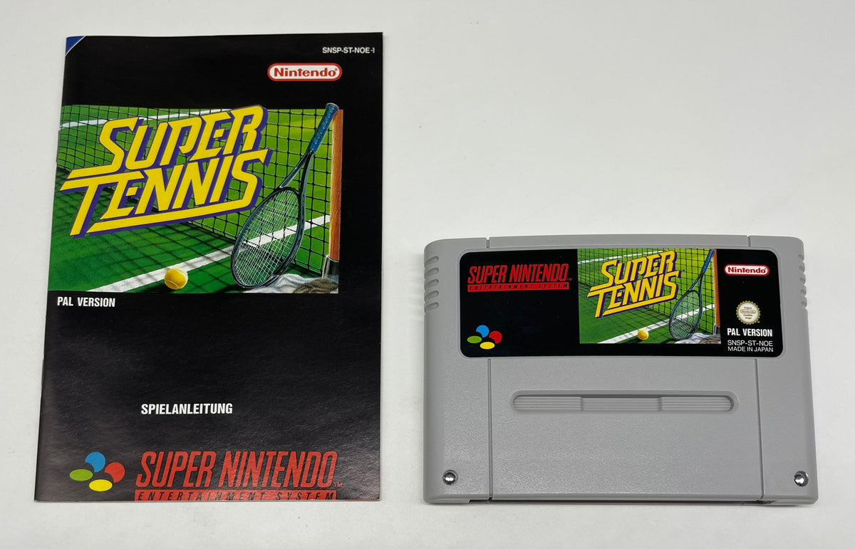 SUPER TENNIS für Super Nintendo (SNES) mit Anleitung