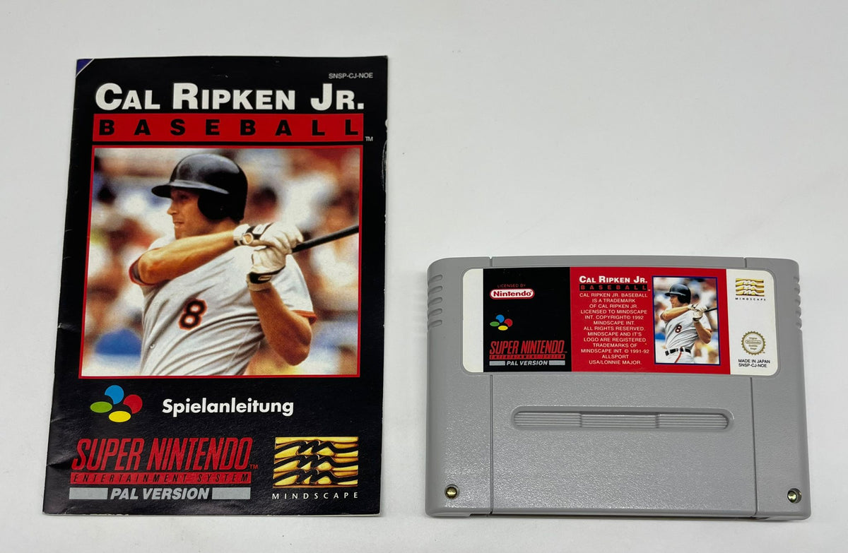 Cal Ripken Jr. Baseball für Super Nintendo (SNES) mit Anleitung