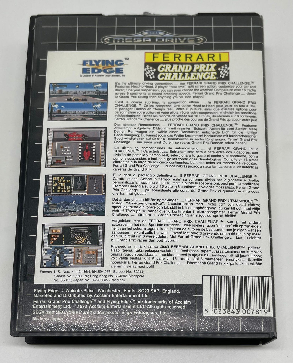 Ferrari Grand Prix Challenge für Sega Mega Drive mit OVP – Bild 3