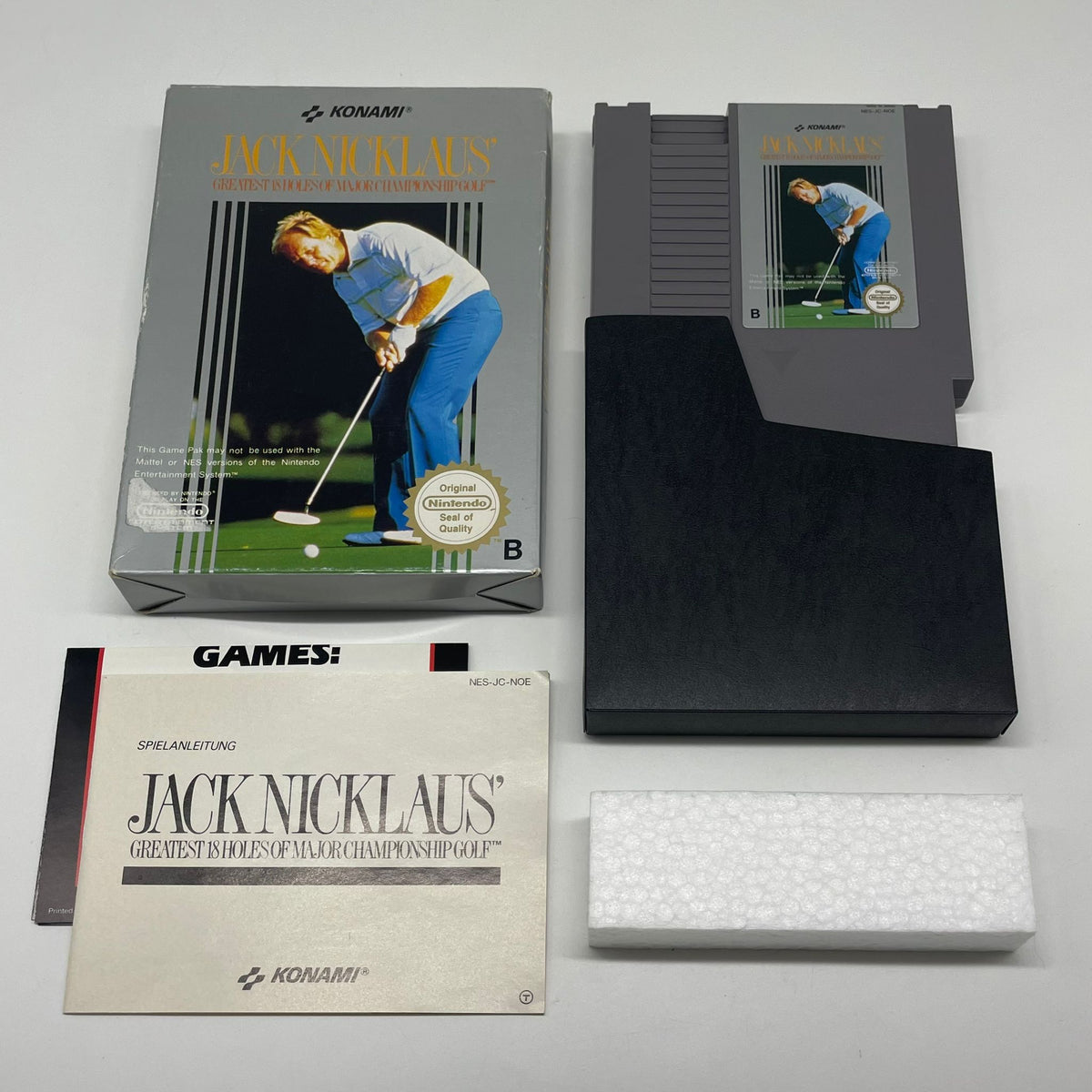 Jack Nicklaus' Greatest 18 Holes of Major Championship Golf für Nintendo NES mit OVP