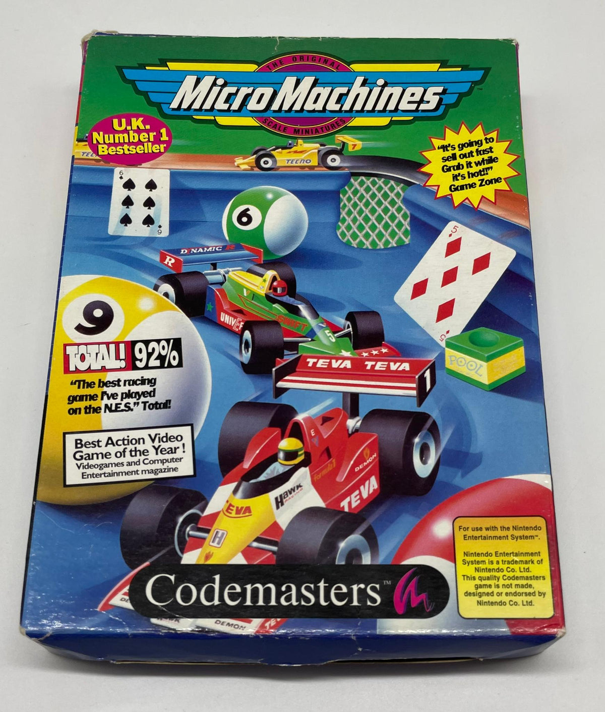 Micro Machines / Codemasters für Nintendo NES mit OVP – Bild 3