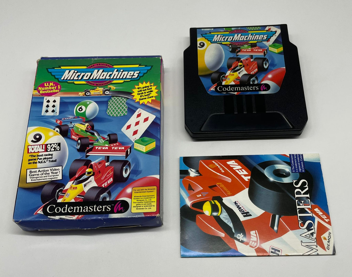 Micro Machines - NES / Codemasters OVP