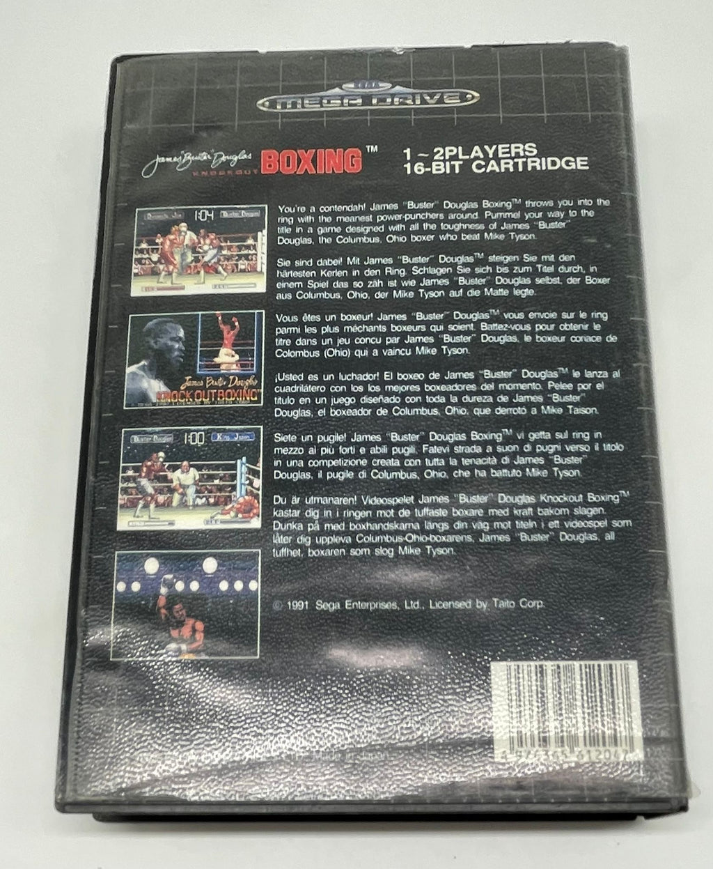 James Buster Douglas Knockout Boxing für Sega Mega Drive mit OVP – Bild 2