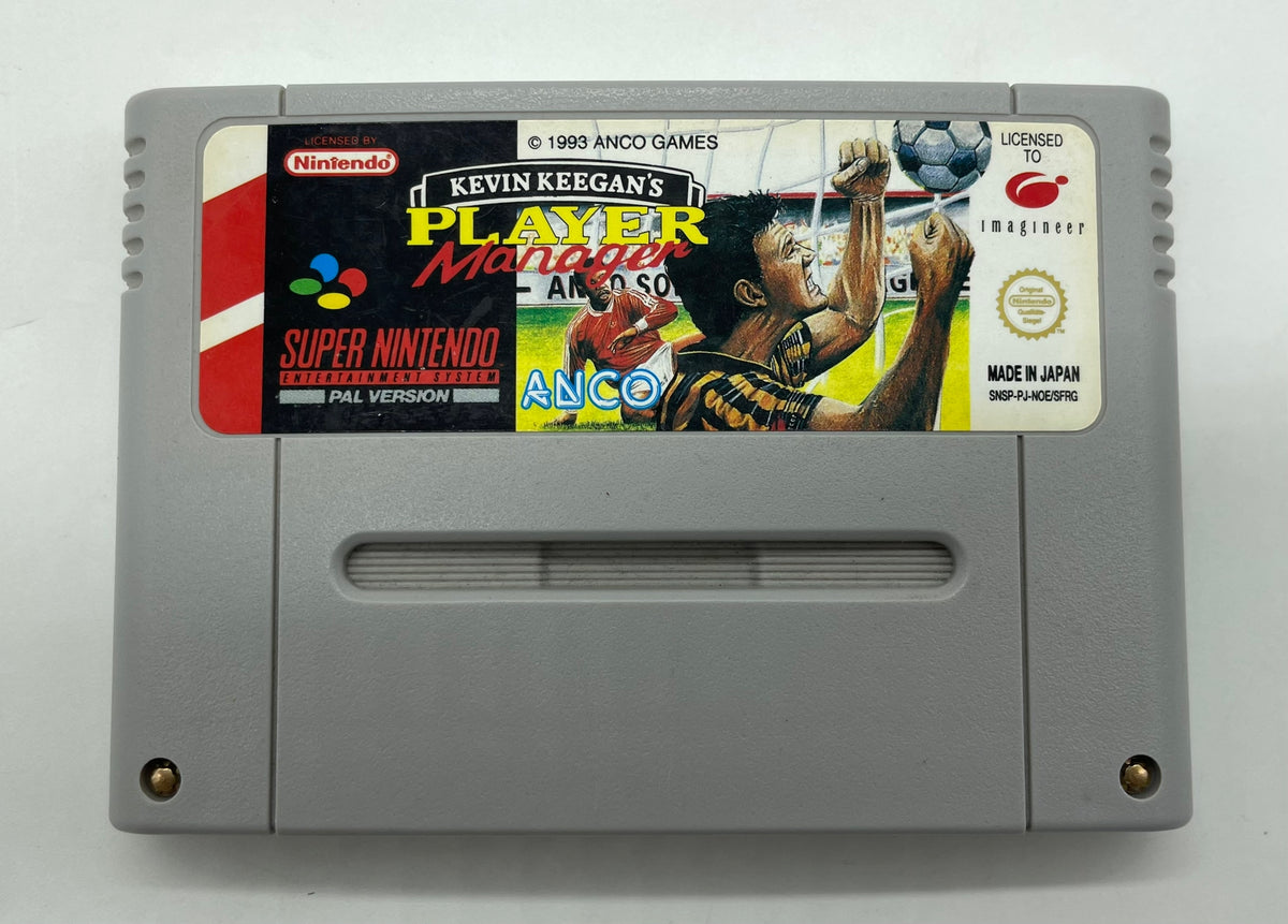 Kevin Keegan's Player Manager für Super Nintendo (SNES) als Modul