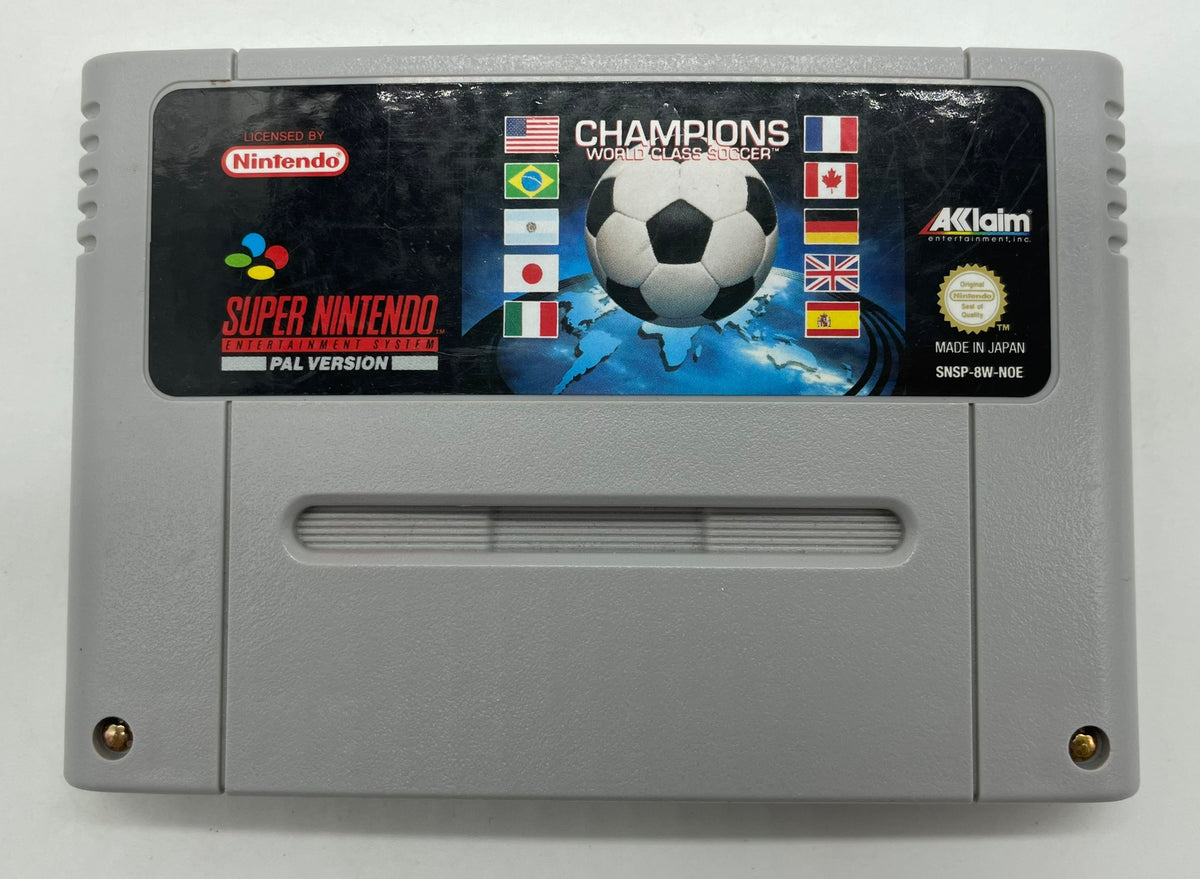 Champions World Class Soccer für Super Nintendo (SNES) als Modul