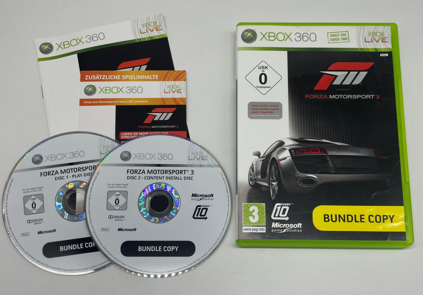 Forza Motorsport 3 en boîte
