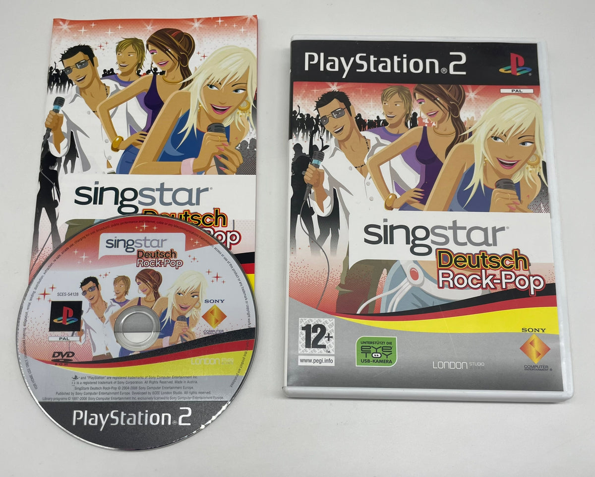 SingStar: Deutsch Rock-Pop für PlayStation 2 mit OVP