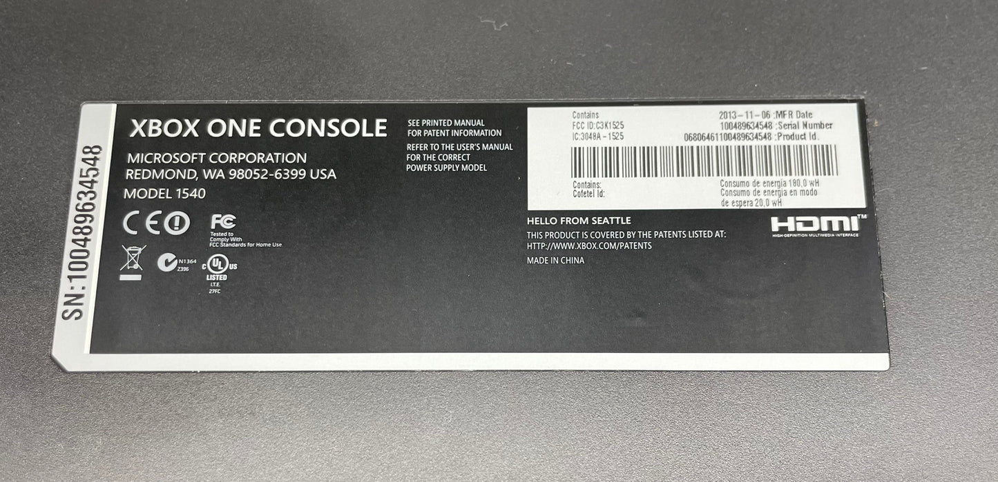 Console XBOX One - Ensemble 500 Go 