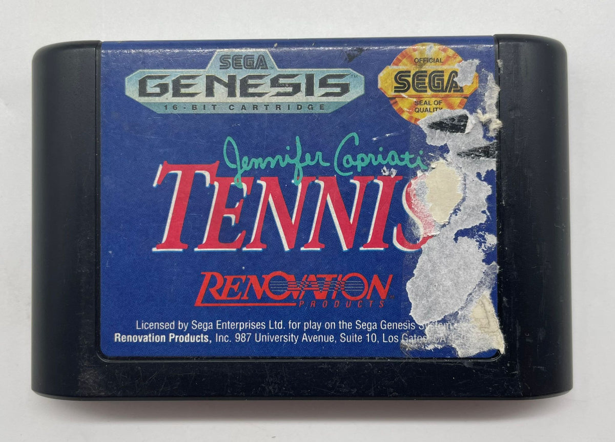 Jennifer Capriati Tennis für Sega Mega Drive (US-Version) als Modul