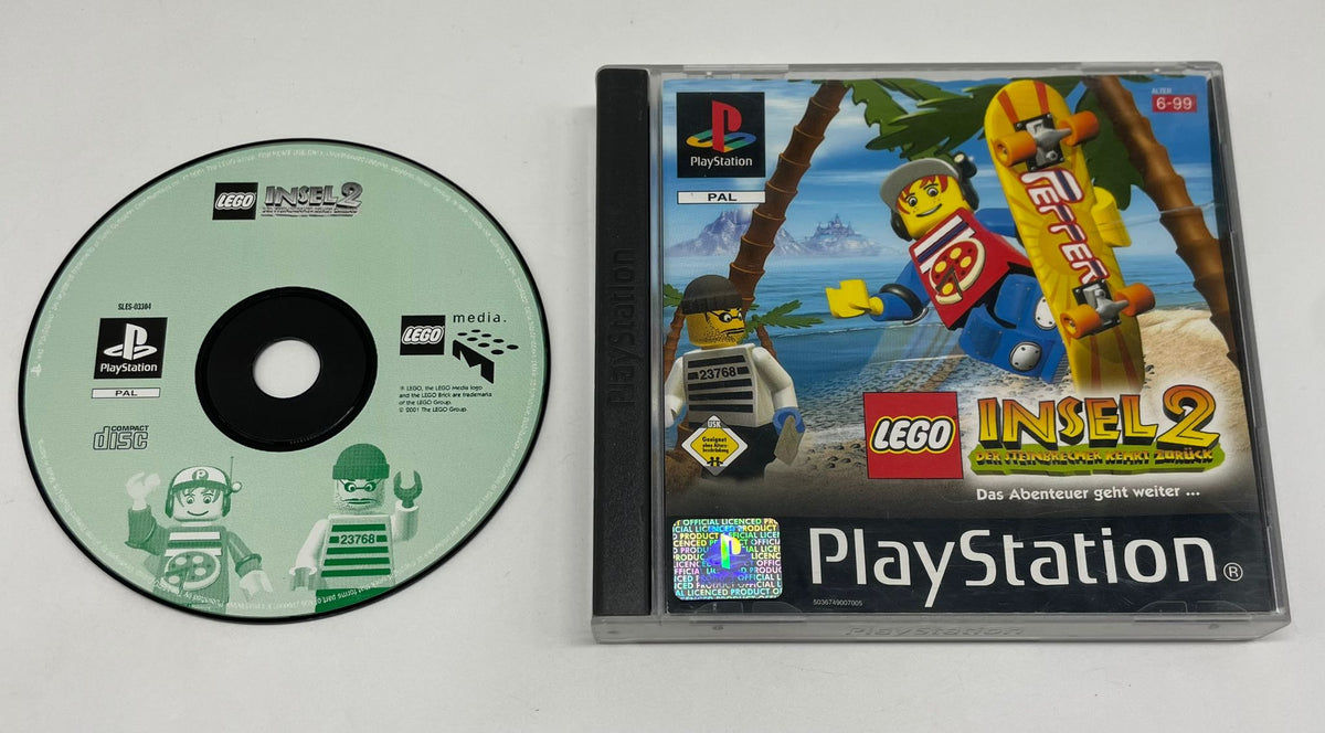 LEGO Insel 2 - Der Steinbrecher kehrt zurück für PlayStation 1 mit OVP