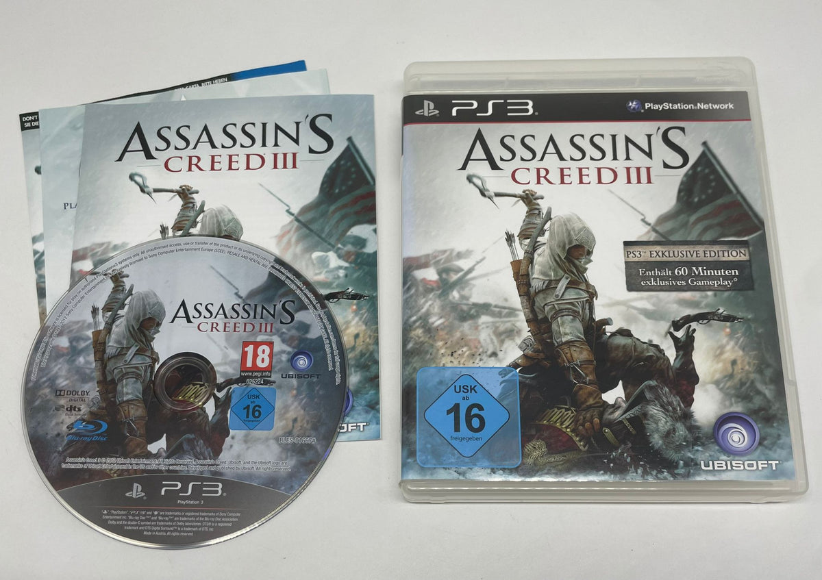 Assassin's Creed III für PlayStation 3 mit OVP
