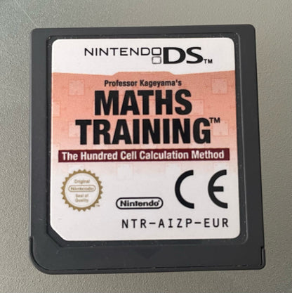 Nintendo DS Professor Kageyama's Maths Training (Ohne Verpackung)