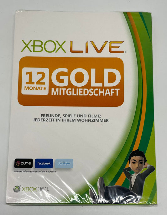 Microsoft Xbox Live Gold -12 Monate (Retro Version)