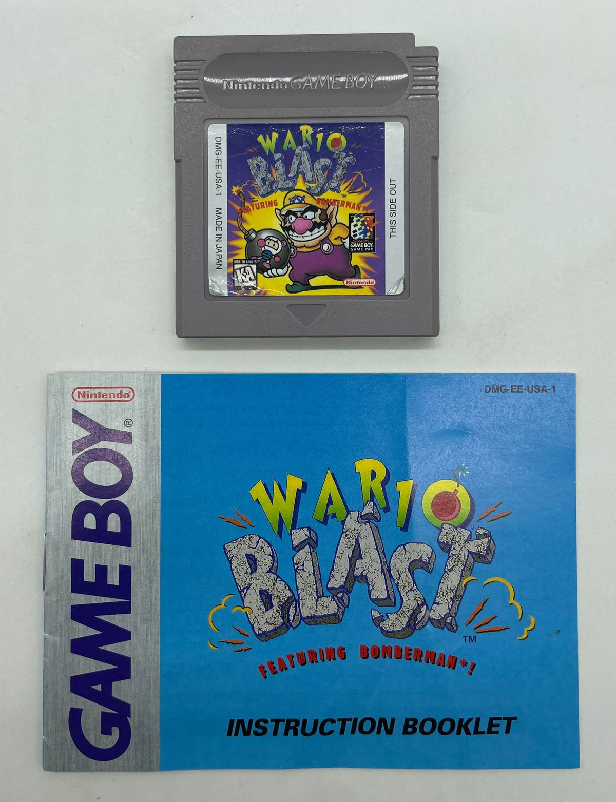 Wario Blast featuring Bomberman! für Nintendo Game Boy mit Anleitung