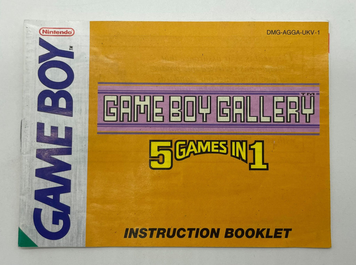 Game Boy Gallery 5 Games in 1 Anleitung