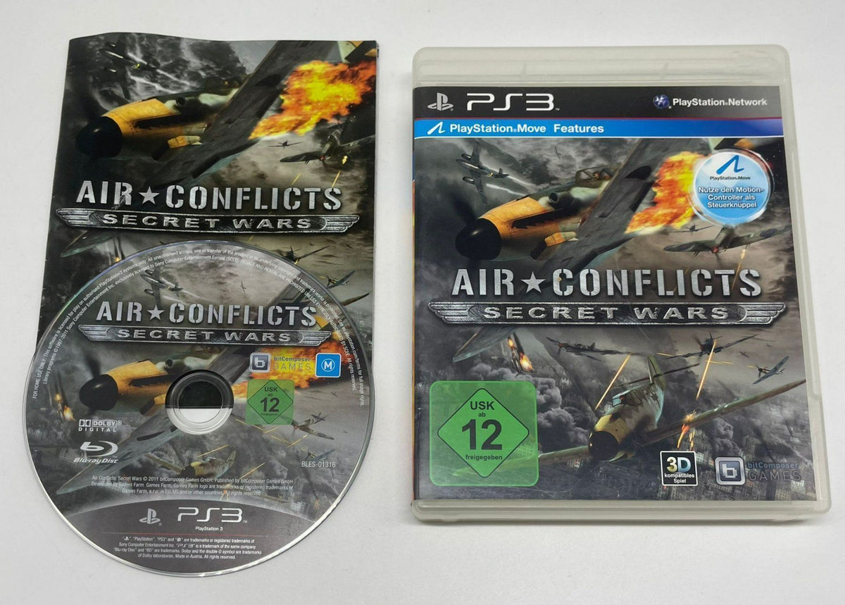 Air Conflicts Secret Wars für PlayStation 3 mit OVP