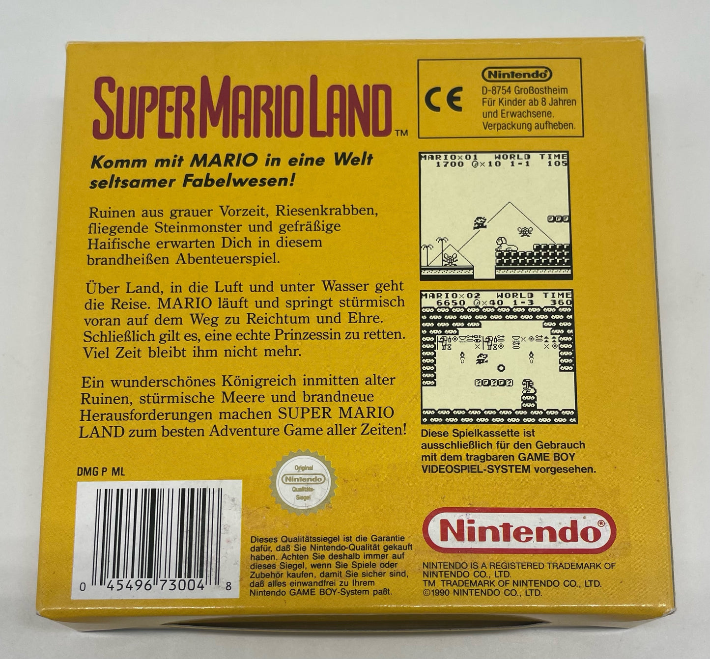 Super Mario Land  - Game Boy (OVP)