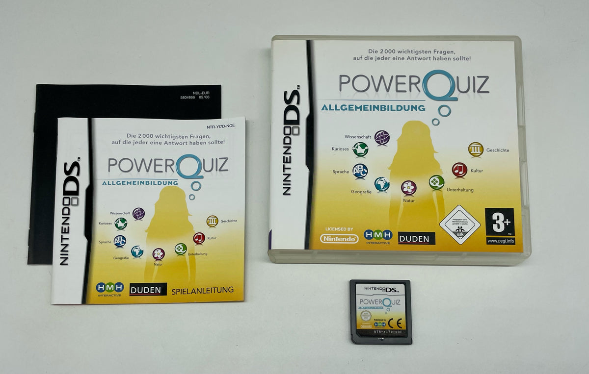 POWERQUIZ Weiterbildung für Nintendo DS mit OVP