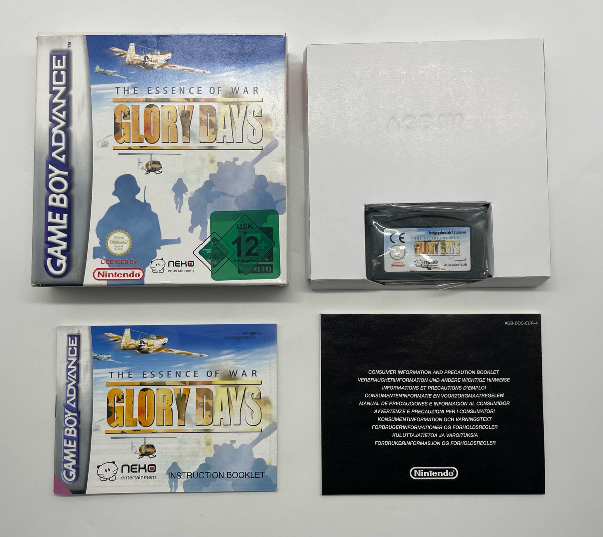 The essence of War: Glory Days für Game Boy Advance mit OVP
