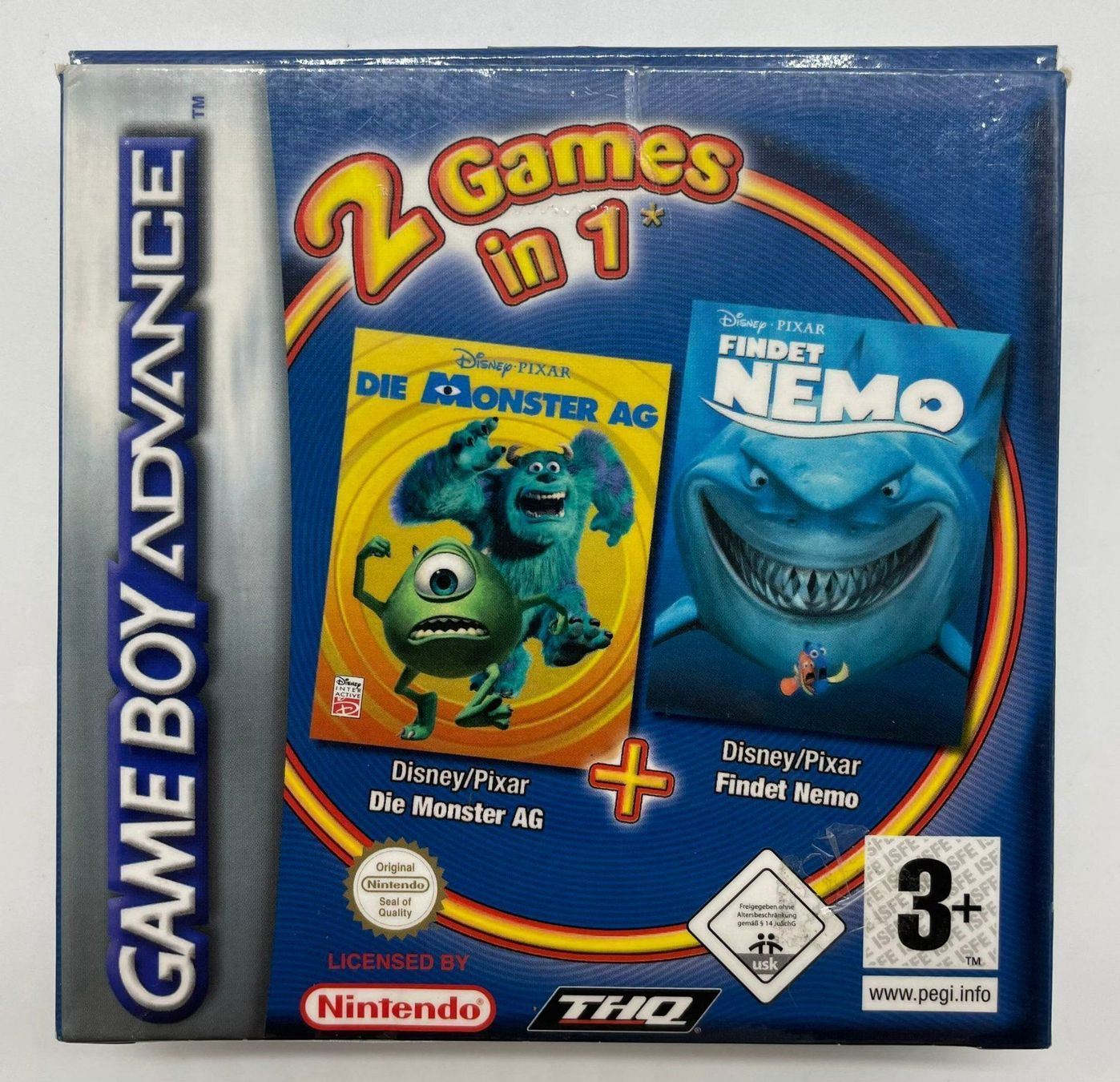 Monster AG + Findet Nemo GBA OVP