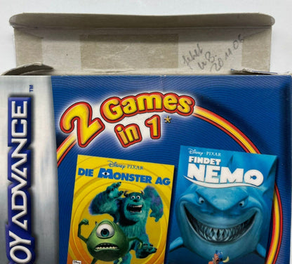 Monster AG + Findet Nemo GBA OVP