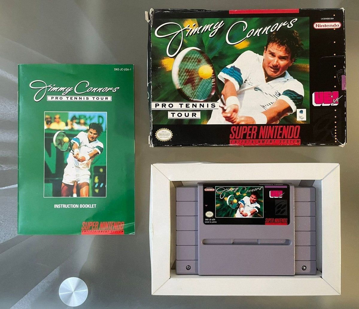 Jimmy Connors: Pro Tennis Tour für Super Nintendo (SNES) mit OVP